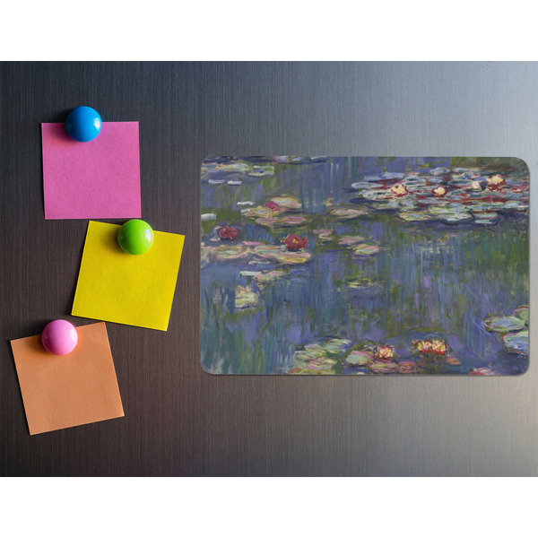 Water Lilies by Claude Monet Rectangular Fridge Magnet - LIFESTYLE