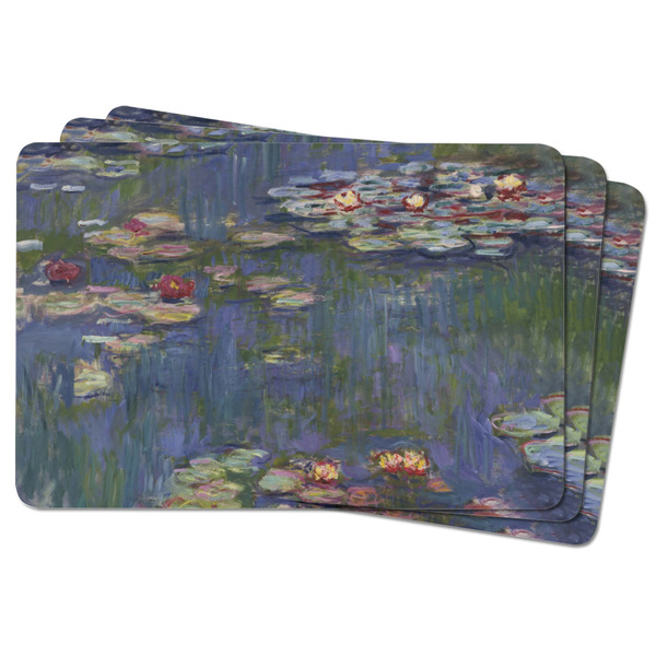 Water Lilies by Claude Monet Rectangular Fridge Magnet - THREE