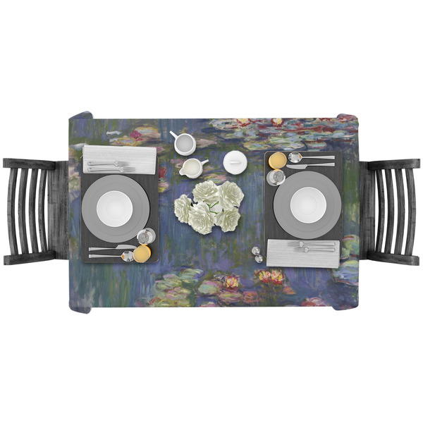 Water Lilies by Claude Monet Rectangular Tablecloths - LIFESTYLE
