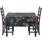 Water Lilies by Claude Monet Rectangular Tablecloths - Side View