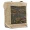 Water Lilies by Claude Monet Reusable Cotton Grocery Bag - Front View