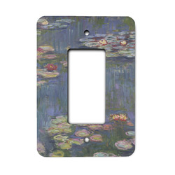 Water Lilies by Claude Monet Rocker Style Light Switch Cover - Single Switch