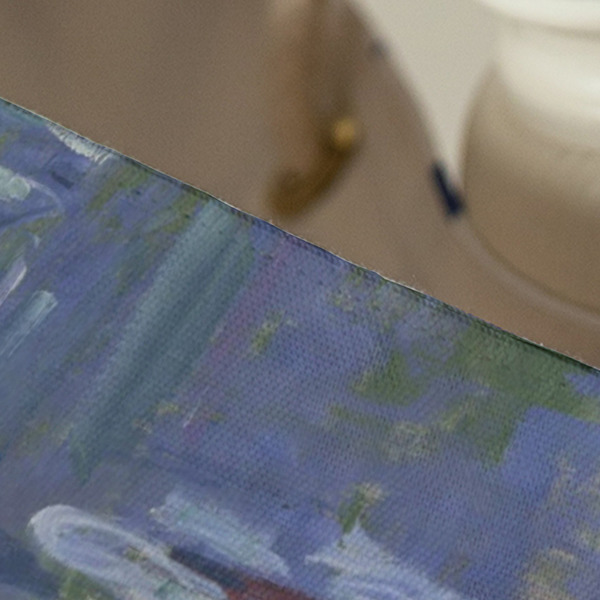 Water Lilies by Claude Monet Large Rope Tote - Close Up View