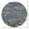 Water Lilies by Claude Monet Round Area Rug - Size