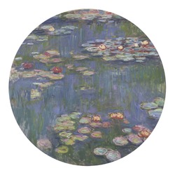 Water Lilies by Claude Monet Round Decal - Medium