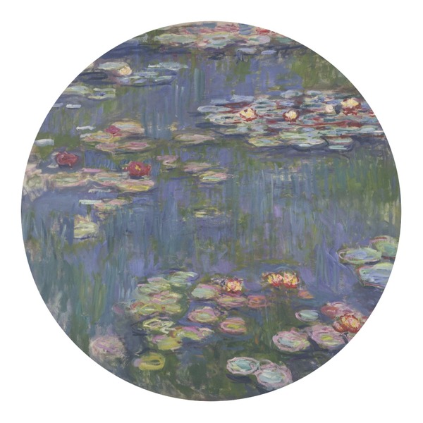 Custom Water Lilies by Claude Monet Round Decal