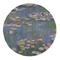 Water Lilies by Claude Monet Round Indoor Rug - Front/Main