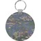 Water Lilies by Claude Monet Round Plastic Keychain