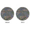 Water Lilies by Claude Monet Round Linen Placemats - APPROVAL (double sided)