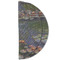 Water Lilies by Claude Monet Round Linen Placemats - HALF FOLDED (double sided)