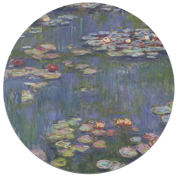 Water Lilies by Claude Monet Round Mousepad - APPROVAL