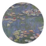 Water Lilies by Claude Monet Round Stone Trivet