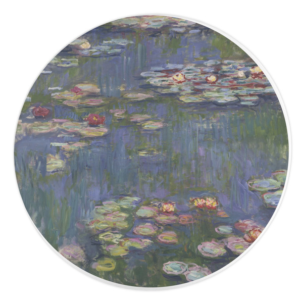 Custom Water Lilies by Claude Monet Round Stone Trivet