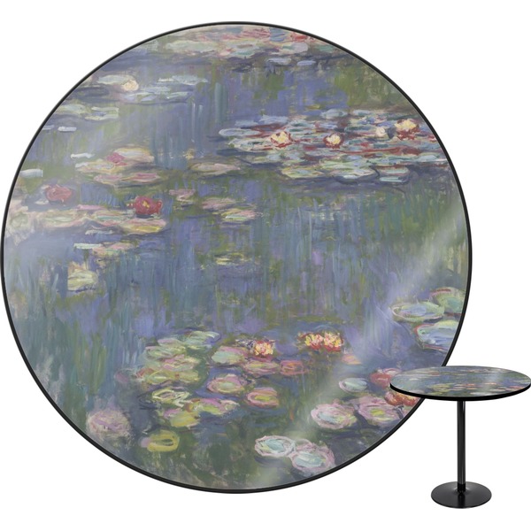 Custom Water Lilies by Claude Monet Round Table - 30"