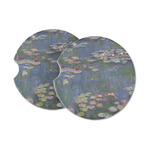 Water Lilies by Claude Monet Sandstone Car Coasters
