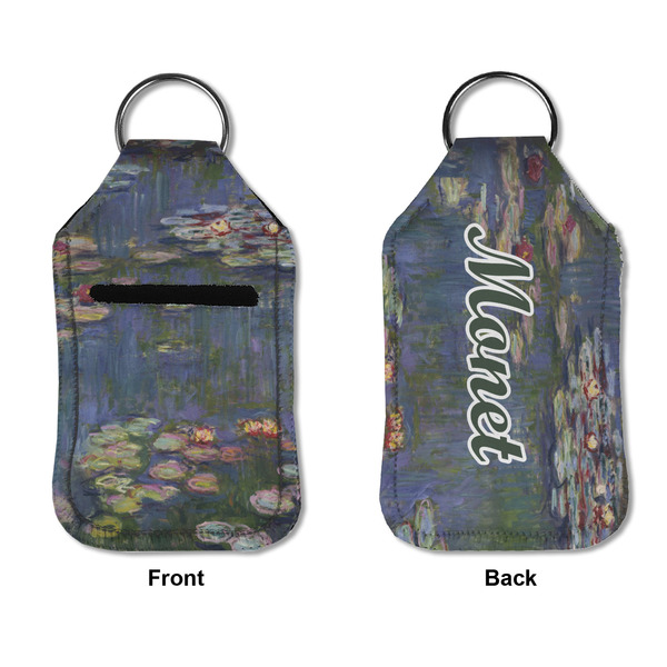 Water Lilies by Claude Monet Sanitizer Holder Keychain - Small APPROVAL (Flat)