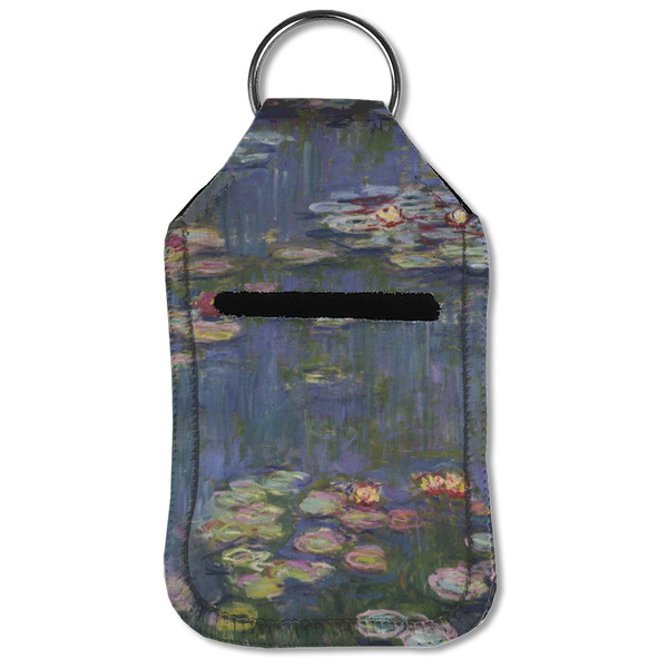 Water Lilies by Claude Monet Sanitizer Holder Keychain - Small (Front Flat)