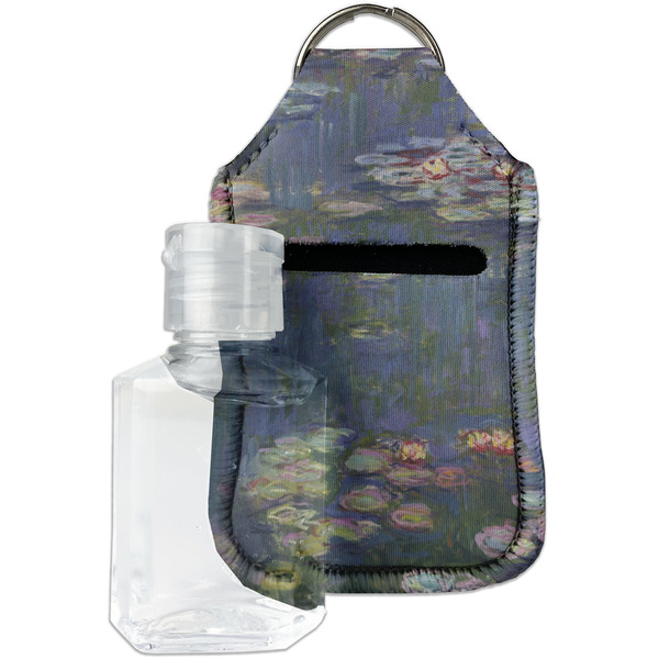 Custom Water Lilies by Claude Monet Hand Sanitizer & Keychain Holder - Small