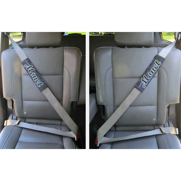 Water Lilies by Claude Monet Seat Belt Covers (Set of 2 - In the Car)