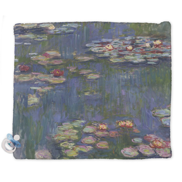 Custom Water Lilies by Claude Monet Security Blanket - Single Sided