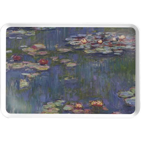 Custom Water Lilies by Claude Monet Serving Tray