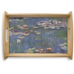 Water Lilies by Claude Monet Natural Wooden Tray - Small