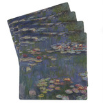 Water Lilies by Claude Monet Absorbent Stone Coasters - Set of 4