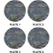 Water Lilies by Claude Monet Set of Appetizer / Dessert Plates (Approval)