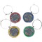 Water Lilies by Claude Monet Wine Charms (Set of 4)