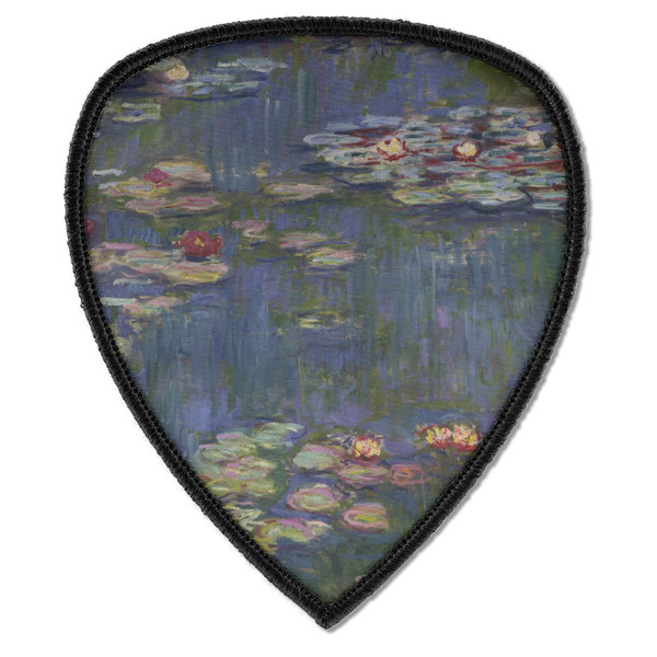 Custom Water Lilies by Claude Monet Iron on Shield Patch A