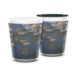 Water Lilies by Claude Monet Ceramic Shot Glass - 1.5 oz
