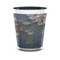 Water Lilies by Claude Monet Shot Glass - Two Tone - FRONT