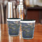 Water Lilies by Claude Monet Shot Glass - Two Tone - LIFESTYLE