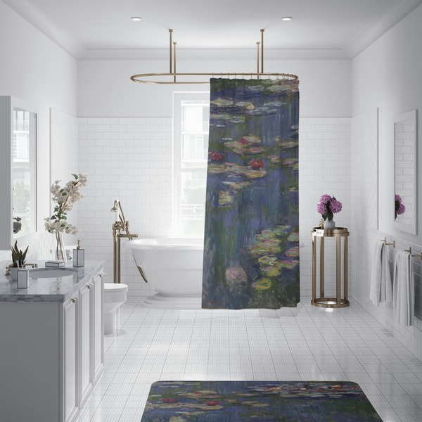 Water Lilies by Claude Monet Shower Curtain - Custom Size
