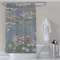 Water Lilies by Claude Monet Shower Curtain Lifestyle