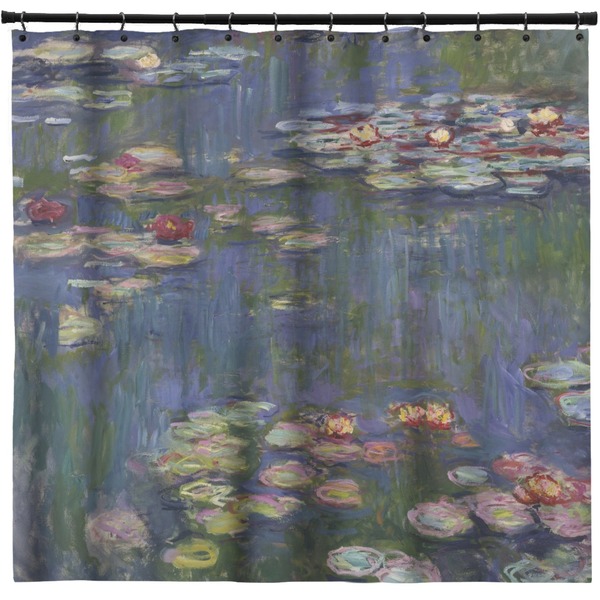 Custom Water Lilies by Claude Monet Shower Curtain - 71" x 74"