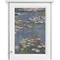 Water Lilies by Claude Monet Single White Cabinet Decal