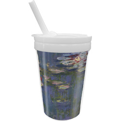 Water Lilies by Claude Monet Sippy Cup with Straw