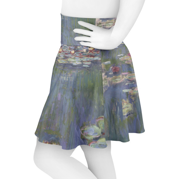 Water Lilies by Claude Monet Skater Skirt - Side