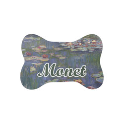 Water Lilies by Claude Monet Bone Shaped Dog Food Mat (Small)