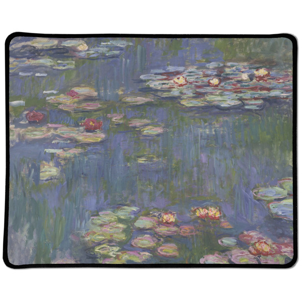 Custom Water Lilies by Claude Monet Large Gaming Mouse Pad - 12.5" x 10"