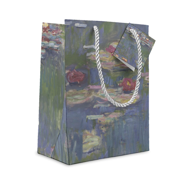 Custom Water Lilies by Claude Monet Small Gift Bag
