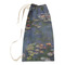 Water Lilies by Claude Monet Small Laundry Bag - Front View