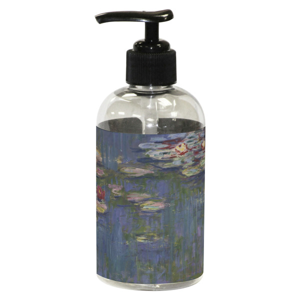Custom Water Lilies by Claude Monet Plastic Soap / Lotion Dispenser (8 oz - Small - Black)