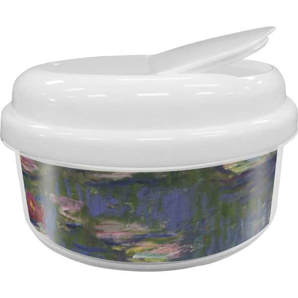Custom Water Lilies by Claude Monet Snack Container