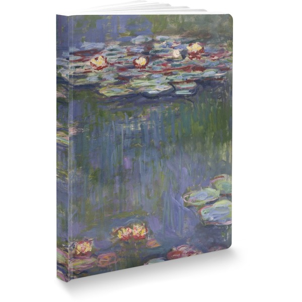 Custom Water Lilies by Claude Monet Softbound Notebook