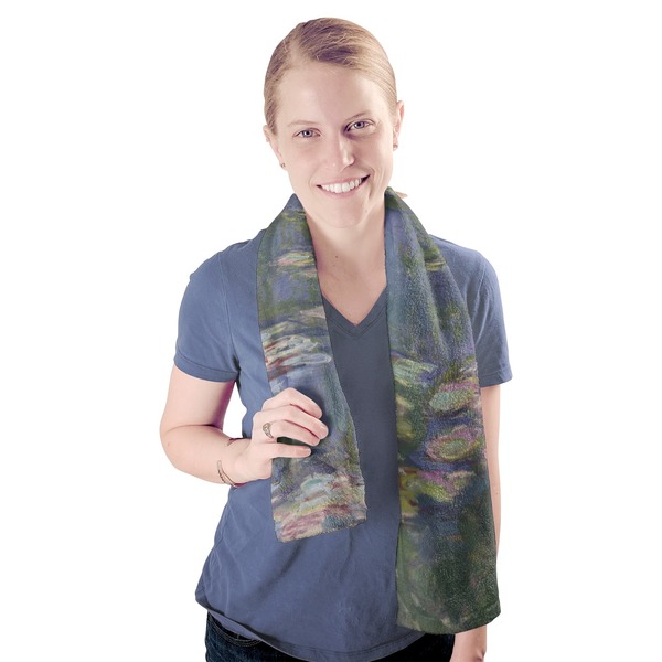 Water Lilies by Claude Monet Sport Towel - Exercise use - Model
