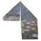 Water Lilies by Claude Monet Sports Towel Folded - Both Sides Showing