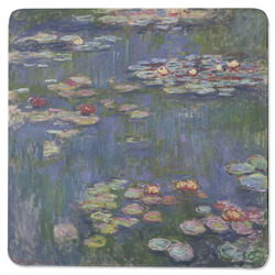 Water Lilies by Claude Monet Square Rubber Backed Coaster