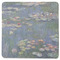 Water Lilies by Claude Monet Square Coaster Rubber Back - Single